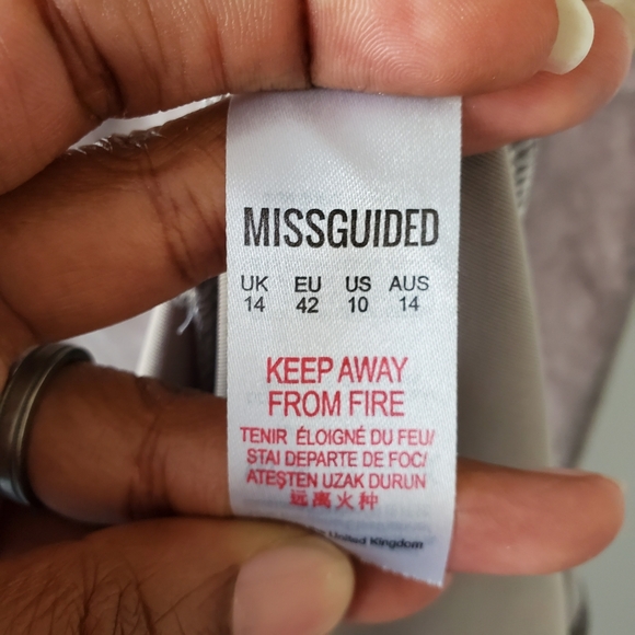 NEW Missguided Bridesmaid Dress | Gray - Picture 6 of 8